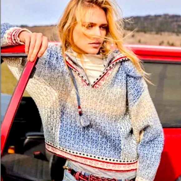 Anthropologie Pilcro Abstract Hoodie - Picture 5 of 7